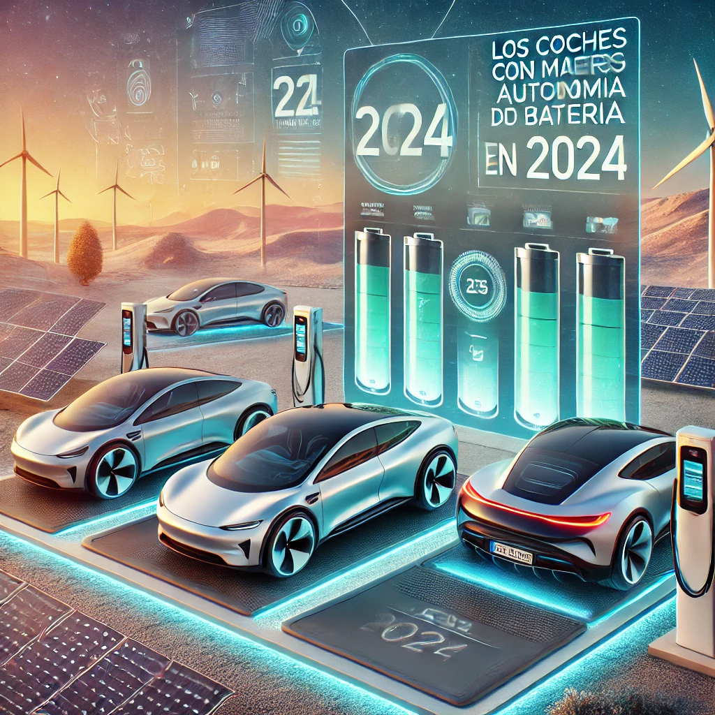 Los coches eléctricos con mayor autonomía de batería en 2024