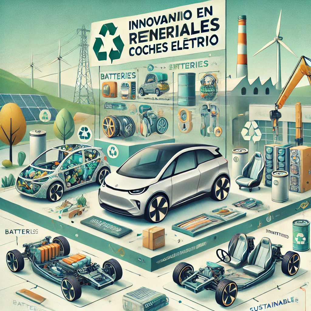 Innovación en materiales reciclables para coches eléctricos