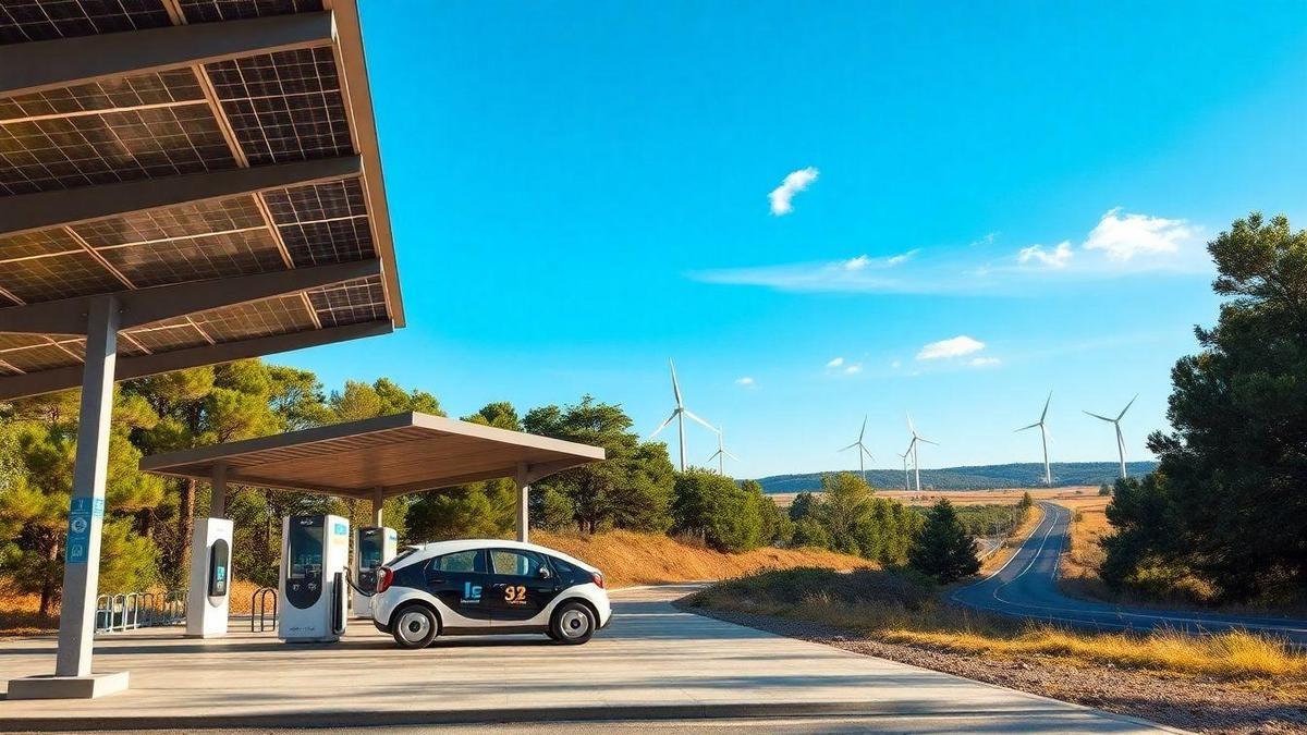¿Cómo la energía renovable se conecta con los coches eléctricos?