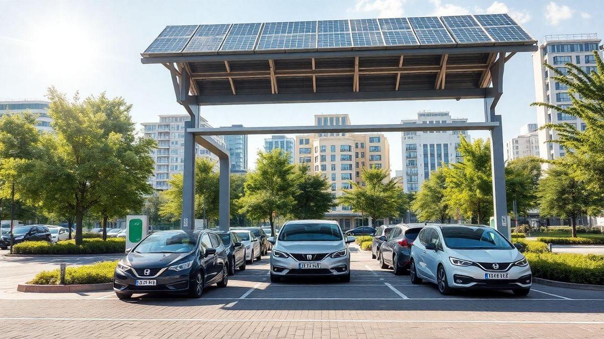 Infraestructura de carga solar para vehículos eléctricos Infraestructura de carga solar para vehículos eléctricos