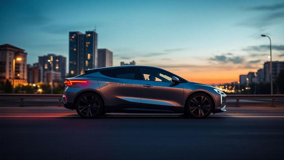 La velocidad de un coche eléctrico rápido La velocidad de un coche eléctrico rápido